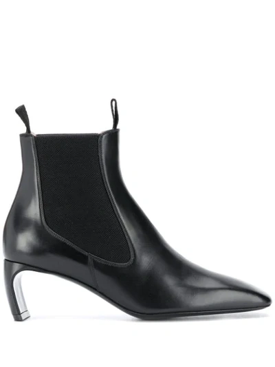 Shop Lanvin J Ankle Boots In Black