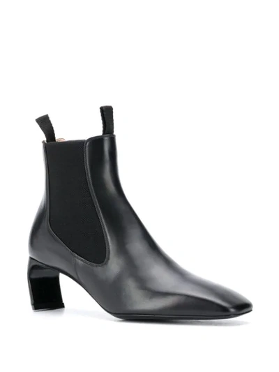 Shop Lanvin J Ankle Boots In Black