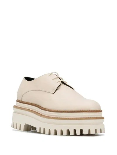 Shop Paloma Barceló Kusa Lace-up Shoes In Neutrals