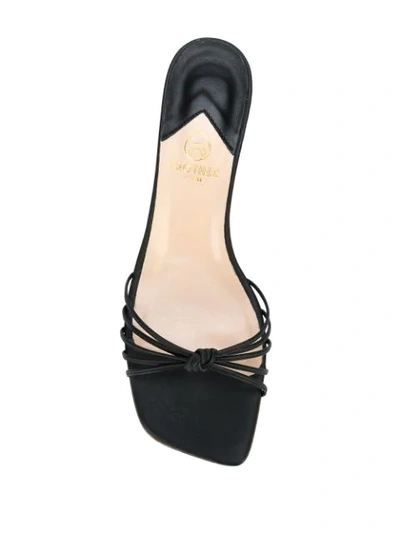 Shop Brother Vellies Luci Kitten Heel Mules In Black