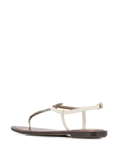 Shop Sam Edelman Gigi Flat Sandals In Neutrals