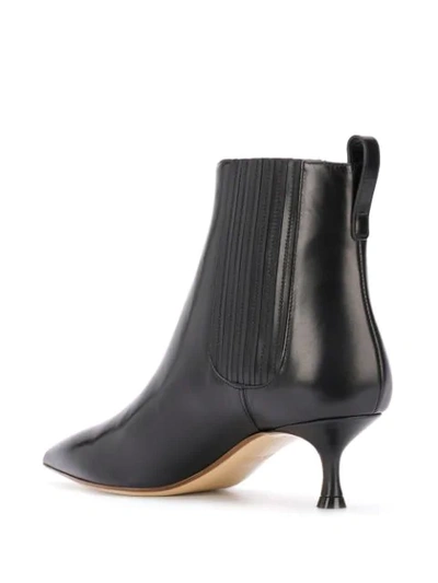 Shop Francesco Russo Pointed Ankle Boots In Black