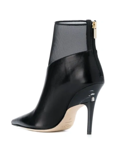 Shop Jimmy Choo Sioux 100mm Boots In Black