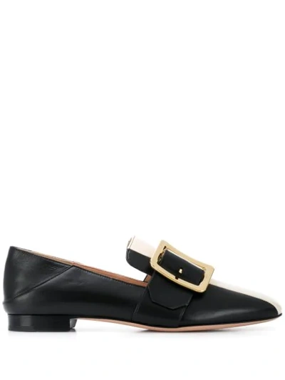 Shop Bally Janelle 15mm Loafers In Black