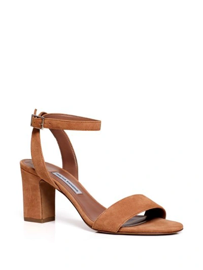 Shop Tabitha Simmons Leticia Block Heel Sandals In Brown