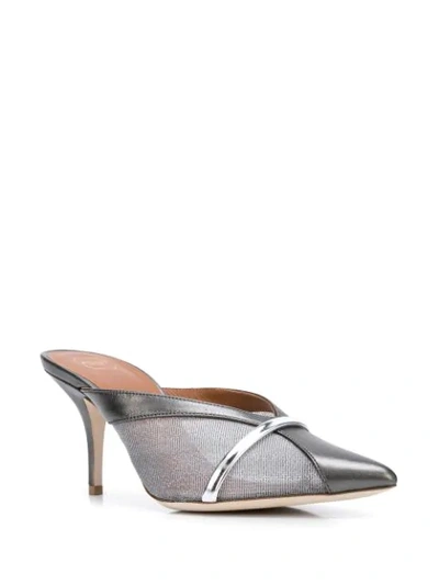 Shop Malone Souliers Bobbi 55mm Mules In Grey