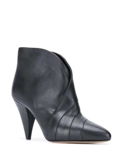 Shop Isabel Marant Acna 90mm Ankle Boots In Black
