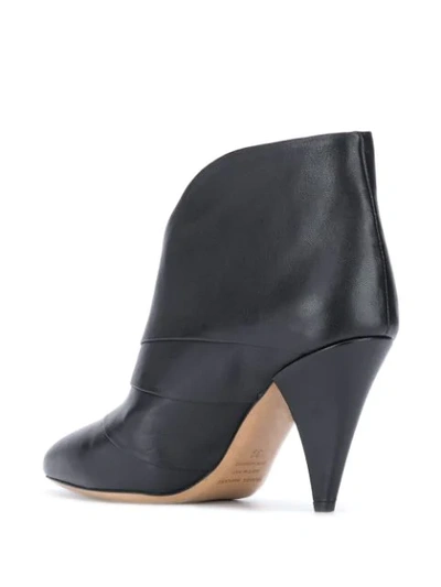 Shop Isabel Marant Acna 90mm Ankle Boots In Black