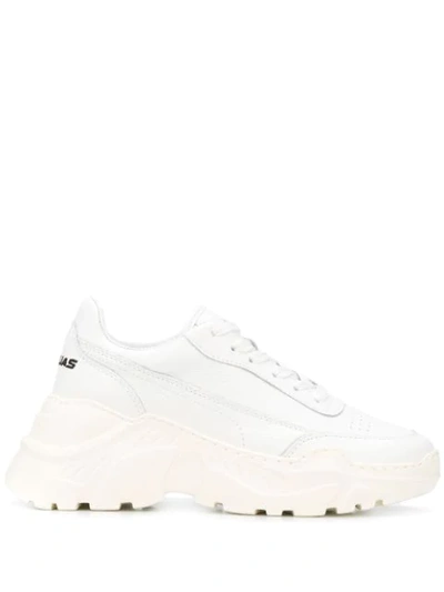 Shop Joshua Sanders Zenith Classic Donna Chunky Trainers In White
