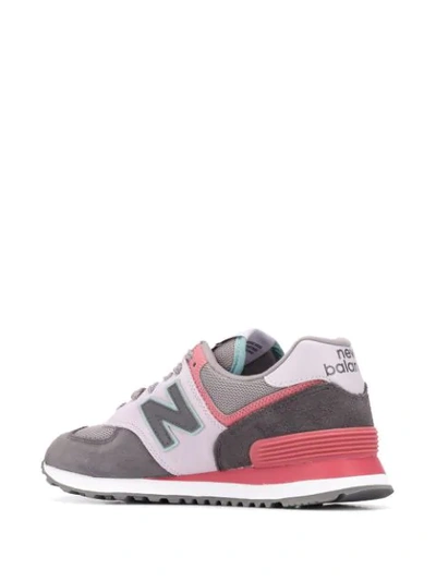 Shop New Balance 574 Low-top Sneakers In Grey
