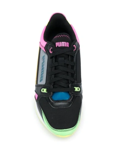 Shop Puma Mile Rider Sunny Getaway Low-top Sneakers In Black