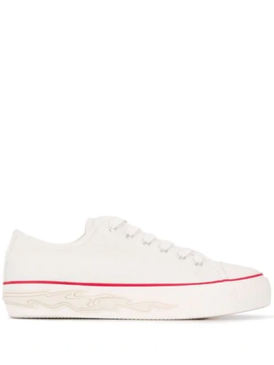 Shop Sandro Anouk Sneakers In White