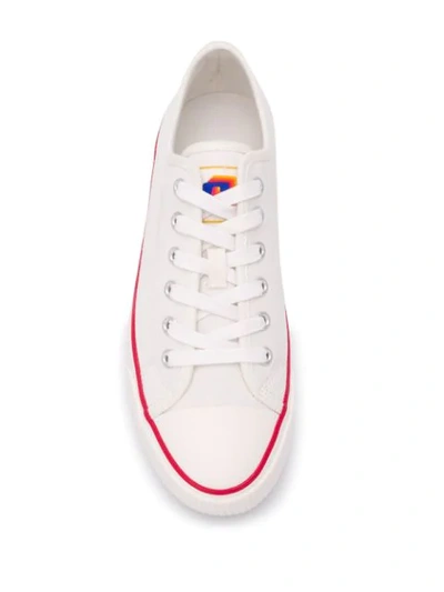 Shop Sandro Anouk Sneakers In White