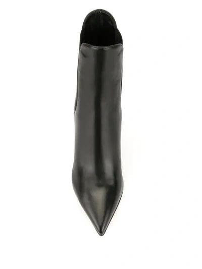 Shop Sergio Rossi Godiva Pointed Boots In Black