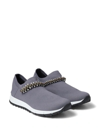 Shop Jimmy Choo Verona Low-top Sneakers In Grey