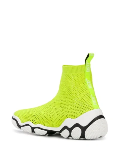 Shop Red Valentino Glam Run Sneakers In Yellow