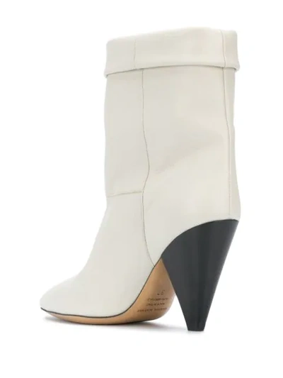 Shop Isabel Marant Luido Ankle Boots In Neutrals