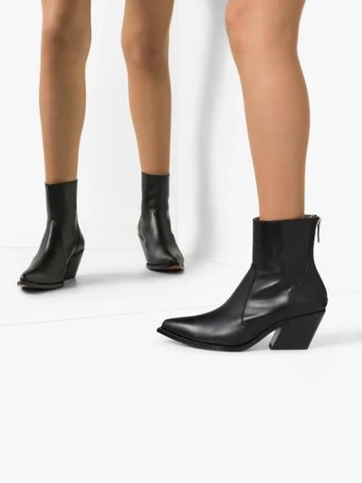 Shop Givenchy Western-style Ankle Boots In Black