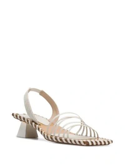 Shop Jacquemus Les Sandales Valerie 30mm Sandals In Neutrals