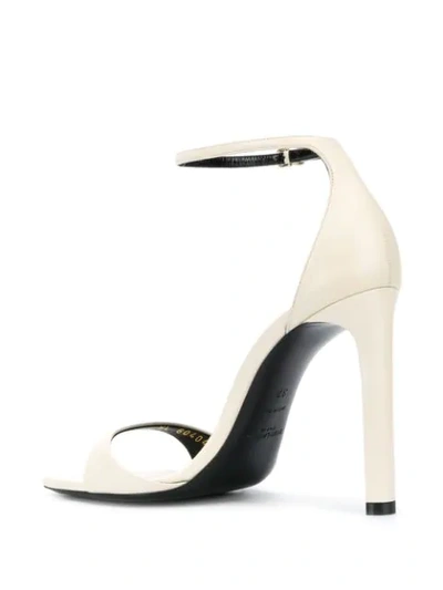 Shop Saint Laurent Bea High-heel Sandals In White