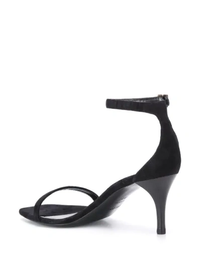 Shop Saint Laurent Lexi 65 Sandals In Black