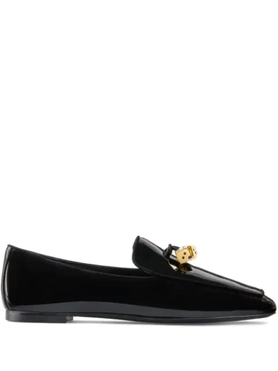 Shop Giuseppe Zanotti Pigalle Dice-appliqué Loafers In Black