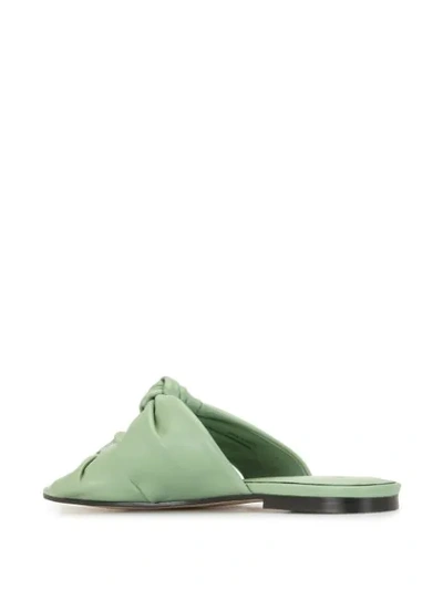 Shop Mara & Mine Double Knot Mules In Green