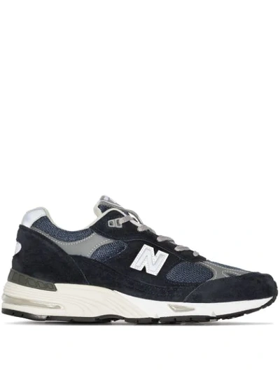 Shop New Balance Core 991 Sneakers In Blue