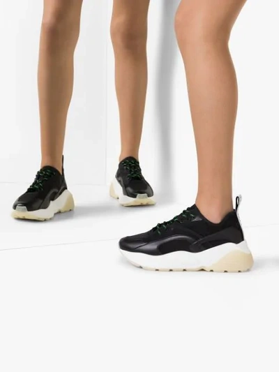 Shop Stella Mccartney Eclypse Low-top Sneakers In Black