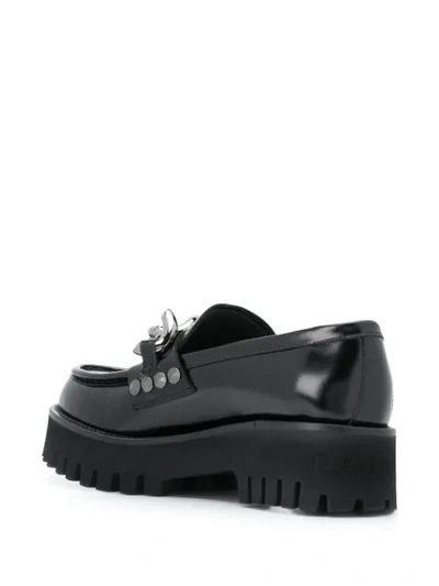 Shop Casadei Chunky Sole Shoes In Black