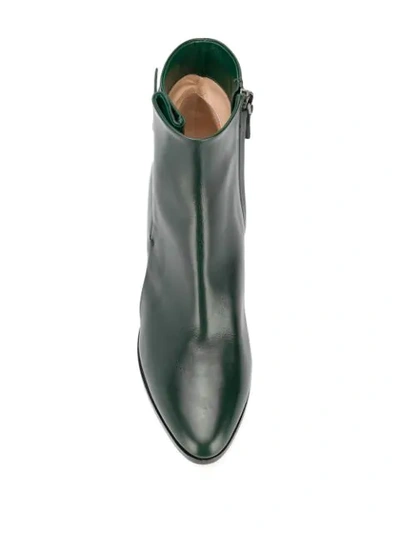 Shop Nicholas Kirkwood Miri Ankle Boots In Green