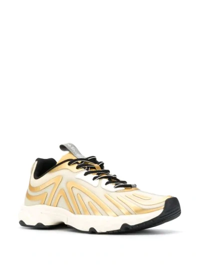 Shop Acne Studios Trail Low-top Sneakers In Gold