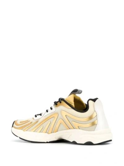 Shop Acne Studios Trail Low-top Sneakers In Gold