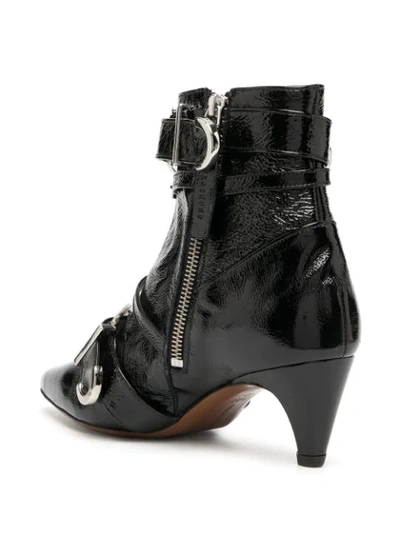 MULTI-BUCKLE ANKLE BOOTS