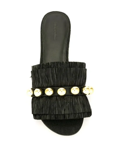 Shop Mara & Mine Annika Open-toe Sandals In Black