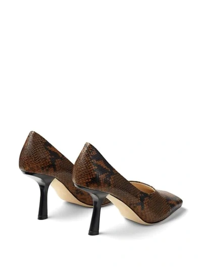 Shop Jimmy Choo Marcela 85mm Pumps In Brown