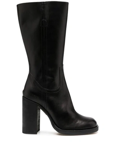 Shop Dsquared2 Rounded-toe Boots In Black