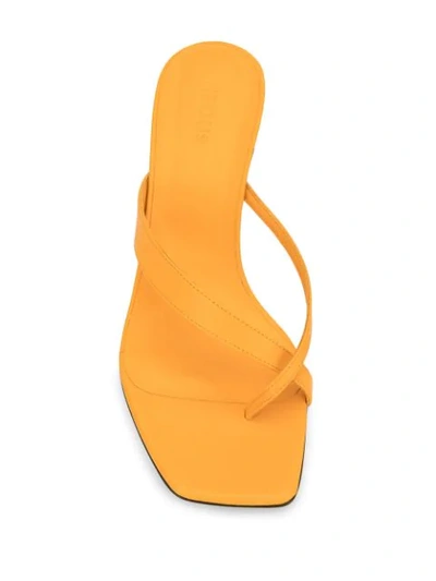 Shop Neous Florae 55mm Slip-on Sandals In Yellow