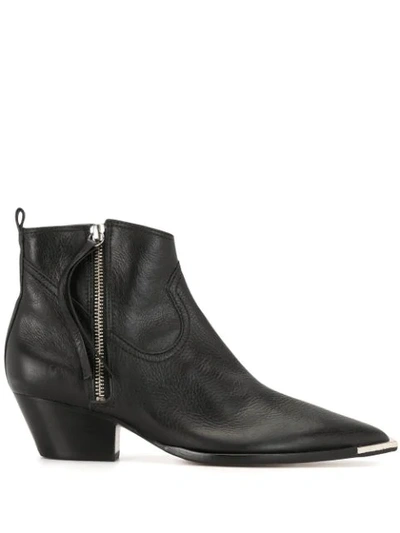 Shop Schutz Pointed Cowgirl Boots In Black