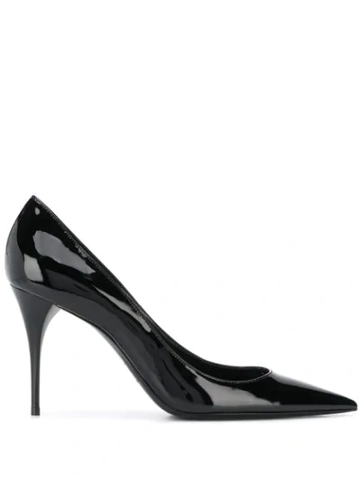 Shop Saint Laurent Lexi 90mm Pumps In Black