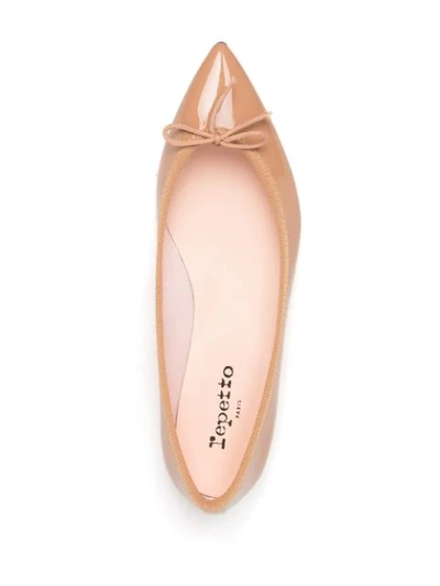 Shop Repetto Pointed Toe Pumps In Neutrals