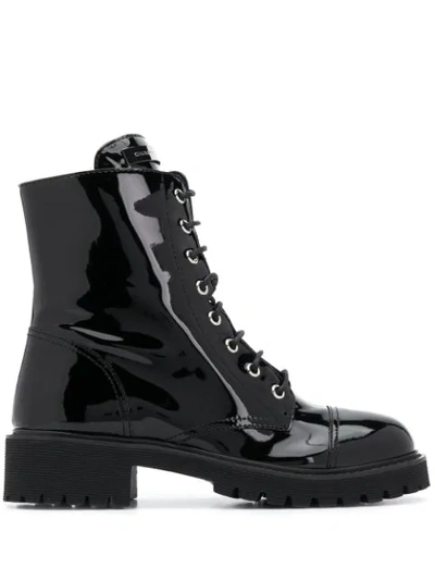 Shop Giuseppe Zanotti Thora 15mm Ankle Boots In Black