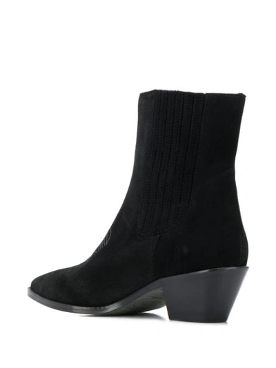 Shop Zadig & Voltaire 55mm Tyler Elastic Boots In Black