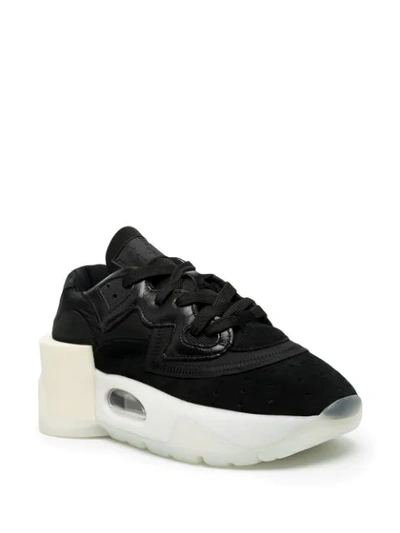 Shop Mm6 Maison Margiela Oversize-sole Sneakers In Black