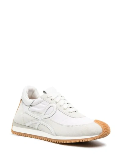 Shop Loewe Flow Runner Low-top Sneakers In White