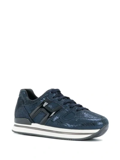 Hogan H383 Low-top Sneakers In Blue
