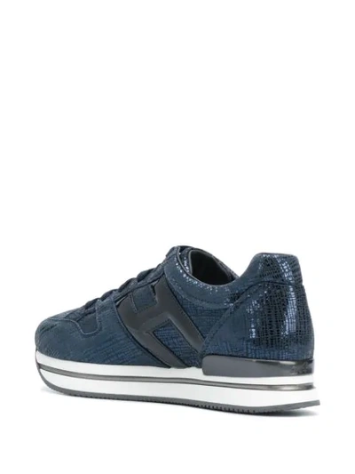 Hogan H383 Low-top Sneakers In Blue