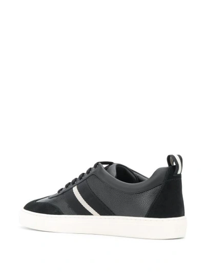 Shop Bally Helty Low-top Sneakers In Black