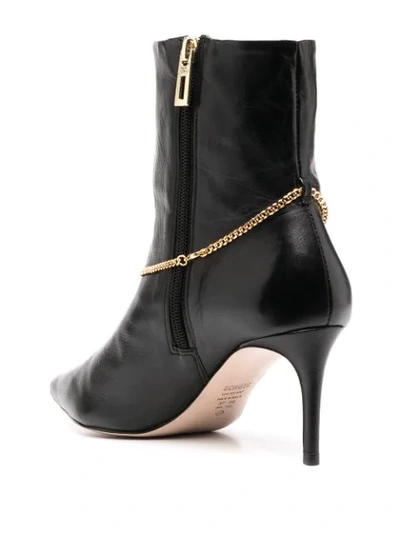 Shop Schutz Detachable-chain Ankle Boots In Black