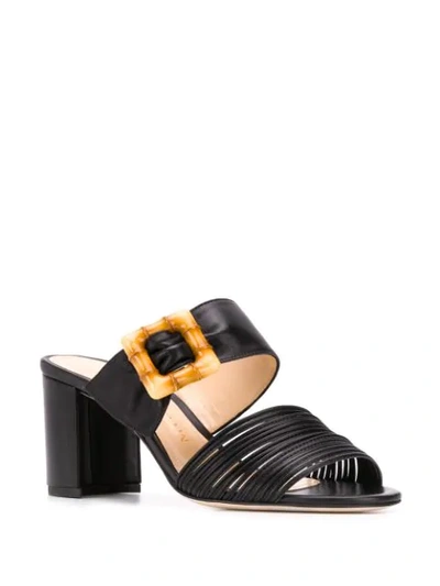 Shop Chloe Gosselin Fiona 70mm Sandals In Black